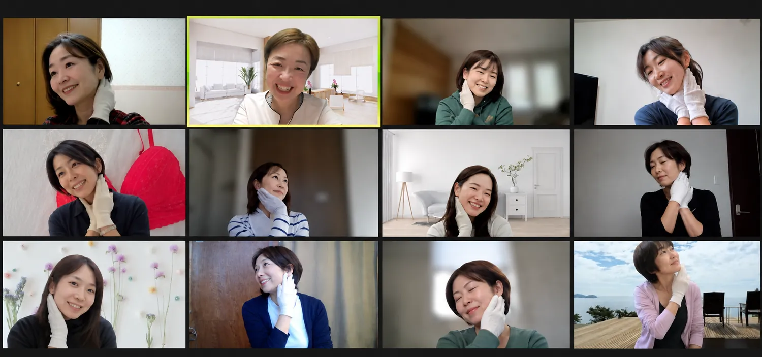 全国からオンラインで学ぶ受講生